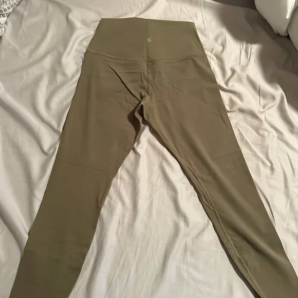 Lululemon Align High-Rise Pant 25" - Bronze Green Size 8 - Picture 5 of 6